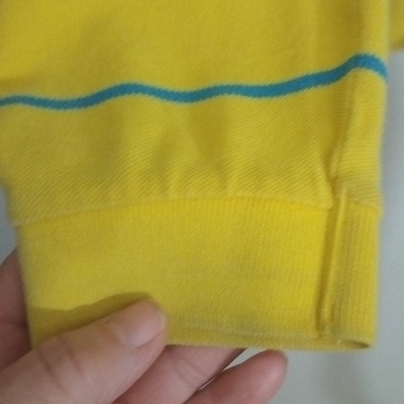 GAP Kids Yellow Striped Polo Shirt..(Boys(14-16) - Picture 4 of 6